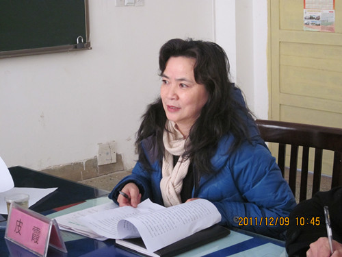 省建材集团公司副总单津辉莅临我系调研创先争优活动