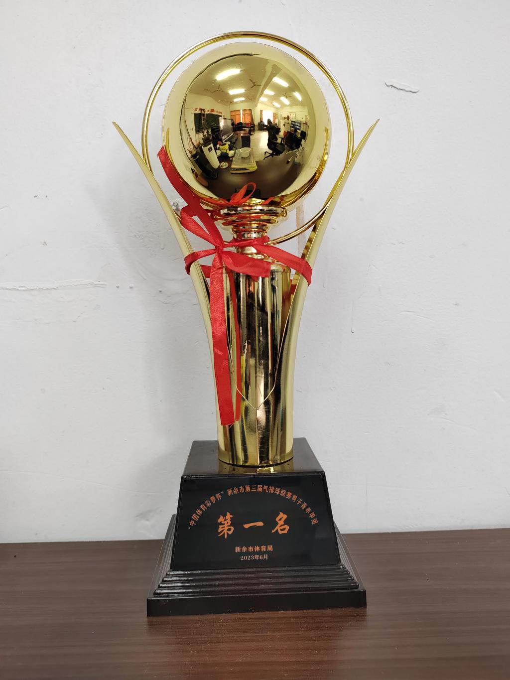 江西冶金职业技术学院气排球教工男队新余市联赛夺冠